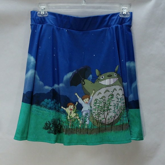 Studio Ghibli Dresses & Skirts - Totoro Anime Skater Skirt XL